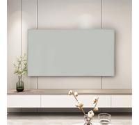 Mateju Cubierta Antipolvo para TV Universal, Funda para Televisor Elástico Color Sólido, Cubierta de Televisión Lavable,Protector Pantalla de Funda para 32 a 85 Pulgadas (56-65pulgadas,Gris Plata)
