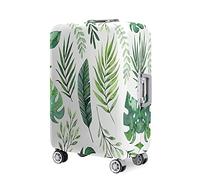 Mateju Cubierta de Equipaje 18"-32" Funda Maleta - Stampa Botanica Tropicale 3D Funda de Maleta con Cremallera Lavable Cubierta de Equipaje Protectora para la Mayoría de Equipaje (D,XL)