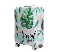 Mateju Cubierta de Equipaje 18"-32" Funda Maleta - Stampa Botanica Tropicale 3D Funda de Maleta con Cremallera Lavable Cubierta de Equipaje Protectora para la Mayoría de Equipaje (A,XL)