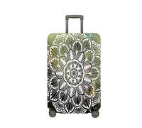 Mateju Cubierta de Equipaje Elástico, Impresión de Mandalas en 3D Funda Maleta 18-32 Pulgadas Funda de Maleta, Lavable Resistente Cubierta de Equipaje Protectora (Mandala 7,S)