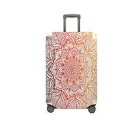 Mateju Cubierta de Equipaje Elástico, Impresión de Mandalas en 3D Funda Maleta 18-32 Pulgadas Funda de Maleta, Lavable Resistente Cubierta de Equipaje Protectora (Mandala 6,XL)