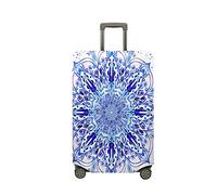 Mateju Cubierta de Equipaje Elástico, Impresión de Mandalas en 3D Funda Maleta 18-32 Pulgadas Funda de Maleta, Lavable Resistente Cubierta de Equipaje Protectora (Mandala G,M)