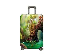 Mateju Cubierta de Equipaje, Funda Maleta, Situación Ecológica 3D Funda de Maleta con Cremallera, Lavable Cubierta de Equipaje Protectora para 18-32 Pulgadas (Tachibanako 7,XL)