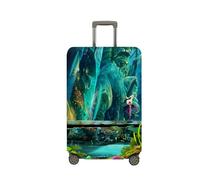 Mateju Cubierta de Equipaje, Funda Maleta, Situación Ecológica 3D Funda de Maleta con Cremallera, Lavable Cubierta de Equipaje Protectora para 18-32 Pulgadas (Tachibanako 1,XL)