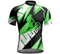 Mateju Diseño de Bloques de Color Maillot Ciclismo Hombre | Manga Corta Transpirable para Ciclismo de Carretera y MTB Camiseta Bici con Bolsillo Cremallera