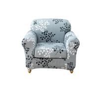 Mateju Funda Sofa, Funda Sofa 3/2/1 Plazas, Fundas Sofa con Fundas Cojines de Asiento Separados, Fundas de Sofa Ajustables, Fundas Sofa Elasticas Antideslizante, Blanco (3 Plaza,Gingko biloba)