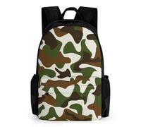 Mateju Mochila Niña de Gran Capacidad, Mochilas Escolares Adolescente Camuflaje, Mochila Niño Mochila Infantil Ajustar (Camuflaje 3)