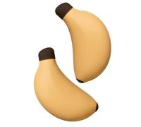 Mateju Pack de 2 Calentador de Manos Recargable Portátil 2 en 1, 4800mah Calentador de Manos Electrico de Bolsillo Reutilizable Portátiles USB, 3 Configuraciones para Hombre Mujer (Plátano Amarillo)