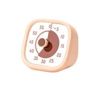 Mateju Temporizador Niños, 60 Minutos Temporizador Visual de Cuenta Regresiva, Timer Herramienta de Gestión de Tiempo Silencioso para Cocina Aula Oficina (Camel 1,One Size)