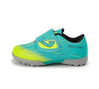 Mateju TF Botas de Fútbol para Niños Adolescentes, Zapatos de Fútbol Antideslizante Cesped Artificial Zapatillas Deportivas Gancho y Lazo Transpirable Zapatillas de Fútbol 6 Colores y Tamaños
