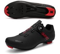 Mateju Zapatillas Ciclismo Carretera Hombre Mujer, 36-47 EU Zapatillas Bicicleta Carretera Hombre con Calas Respirables Antideslizantes para Deportes al Aire Libre (RL320 Negro,42)