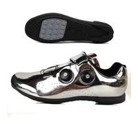 Mateju Zapatillas Ciclismo Sin Calas Hombre Mujer, 36-47 EU Zapatillas de Ciclismo Suela de Goma Hombre Respirables Antideslizantes para Deportes al Aire Libre (39,3338 Plata)