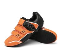 Mateju Zapatillas Ciclismo Sin Calas Hombre Mujer, 36-47 EU Zapatillas de Ciclismo Suela de Goma Hombre Respirables Antideslizantes para Deportes al Aire Libre (T510 Naranja,38)