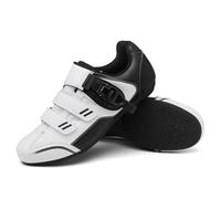 Mateju Zapatillas Ciclismo Sin Calas Hombre Mujer, 36-47 EU Zapatillas de Ciclismo Suela de Goma Hombre Respirables Antideslizantes para Deportes al Aire Libre (T510 Blanco,41)