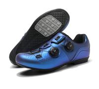 Mateju Zapatillas Ciclismo Sin Calas Hombre Mujer, 36-47 EU Zapatillas de Ciclismo Suela de Goma Hombre Respirables Antideslizantes para Deportes al Aire Libre (A5 Azul,42)