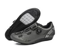 Mateju Zapatillas Ciclismo Sin Calas Hombre Mujer, 36-47 EU Zapatillas de Ciclismo Suela de Goma Hombre Respirables Antideslizantes para Deportes al Aire Libre (45,X6 Gris)
