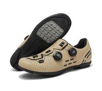 Mateju Zapatillas Ciclismo Sin Calas Hombre Mujer, 36-47 EU Zapatillas de Ciclismo Suela de Goma Hombre Respirables Antideslizantes para Deportes al Aire Libre (T212 Caqui,47)