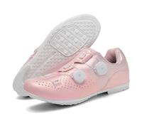 Mateju Zapatillas Ciclismo Sin Calas Hombre Mujer, 36-47 EU Zapatillas de Ciclismo Suela de Goma Hombre Respirables Antideslizantes para Deportes al Aire Libre (A5 Rosa,36)