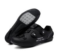 Mateju Zapatillas Ciclismo Sin Calas Hombre Mujer, 36-47 EU Zapatillas de Ciclismo Suela de Goma Hombre Respirables Antideslizantes para Deportes al Aire Libre (TR16 Negro,39)
