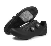 Mateju Zapatillas Ciclismo Sin Calas Hombre Mujer, 37-47 EU Zapatillas de Ciclismo Suela de Goma Hombre Respirables Antideslizantes para Deportes al Aire Libre (38,2413 Negro)
