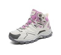 Mateju Zapatillas de Senderismo Hombre Mujer, Botas de Senderismo Verano Hombre Mujer Antideslizantes Ligeras Calzado de Montaña para Outdoor Montaña Camping (263 Morado,36)