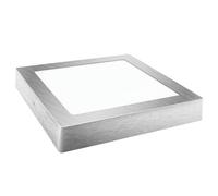 matel M287863 - Downlight led Superficie Cuadrado Plata 18 w - 1800 lumenes