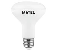matel M291932 - Bombilla led e27 reflectora PVC Aluminio r630 8w luz Calida