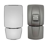 Matel Service Espejo retrovisor convexo ACV0805960 G304810150020, homologado E20, apto para New Holland T4 T5, Case IH Farmall LUXXUM, Steyr Compacto, Ø17 mm, 435 x 223 mm