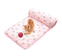 Matelas de refroidissement pour animaux de compagnie - Couverture rafraîchissante décorative de 450 g, design imprimé mignon, glacée respirante, primo de oreiller confortable | Été Camping ex