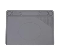 Mateleta de Reparación de Soldadura de Silicona de Aislamiento Térmico, Alfombra de Reparación Electrónica Multifuncional con Regla de Escala y Posición de Tornillo para la