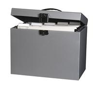 Matelín portadocumentos Oxford de metal. Con 5 carpetas colgantes para documentos