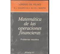 MATEMATICA OPERACIONES FINANCIERAS. PROBLEMAS RESU