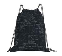 Matemáticas 06 Bolsa con Cordón Deportiva Bolsas De Gimnasia Ligera Bolsa De Deporte para Adulto Vacaciones Yoga 36X42Cm