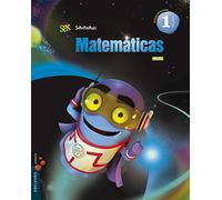Matemáticas 1º Primaria (Pauta) Tres Trimestres (Superpixépolis) - 9788426392930