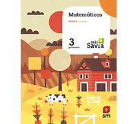Matemáticas. 3 Primaria. Más Savia.: CLM, CYL, LR, NAV, PV, MAD - 9788491076384 (MAS SAVIA)