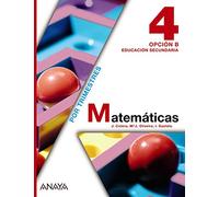 Matemáticas 4. Opción B. (Matemáticas - Opción B) - 9788467802511