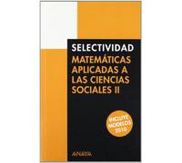 Matemáticas aplicadas a las ciencias sociales II, Selectividad. Pruebas 2009