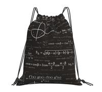 Matemáticas Bolsa con Cordón Deportiva Bolsas De Gimnasia Ligera Bolsa De Deporte para Playa Vacaciones Al Aire Libre 36X42Cm