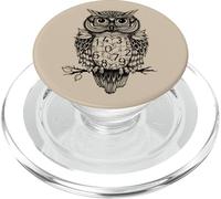 Matemáticas de búho Inteligente PopSockets PopGrip para MagSafe