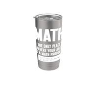Matemáticas El único lugar donde tu edad es un problema matemático Vaso térmico de acero inoxidable de doble pared