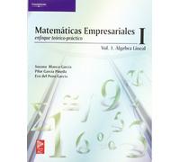 Matemáticas empresariales i. Vol.I