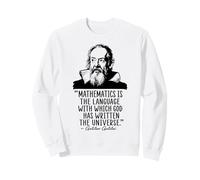 MATEMÁTICAS ES EL Idioma Que Dios HA Escrito Galileo Cita Sudadera