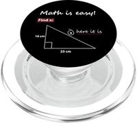 Matemáticas es fácil Encontrar X aquí es PopSockets PopGrip para MagSafe