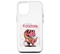 Matemáticas Estrella de Rock, niñas, Trex Rosa, Dinosaurios números de Dinosaurio Carcasa para iPhone 12/12 Pro