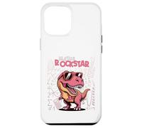 Matemáticas Estrella de Rock, niñas, Trex Rosa, Dinosaurios números de Dinosaurio Carcasa para iPhone 12 Pro MAX