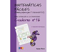 Matemáticas fáciles 16 / Editorial GEU / 5º Primaria / Mejora la resolución de ejercicios matemáticos / Recomendado como apoyo / Actividades sencillas