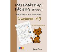 Matemáticas fáciles 9 / Editorial GEU / 3º Primaria / Mejora la resolución de ejercicios matemáticos / Recomendado como apoyo / Actividades sencillas (MATEMATICAS FACILES)