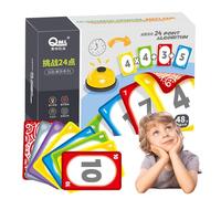Matemáticas Flash Cards - Deck Educational Kids, Juego De Práctica Aritmética | Kit De Aprendizaje Numérico, Ejercicios De Velocidad En El Aula, Entrenador De Conteo De Educación En El Hogar, Desafío