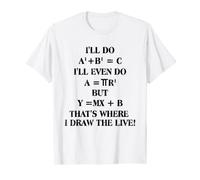 Matemáticas Fórmula Divertidas Matemáticas Maestro Enseñar Gráfico Camiseta