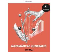 Matemáticas Generales 1º Bachillerato. Libro del estudiante. GENiOX PRO